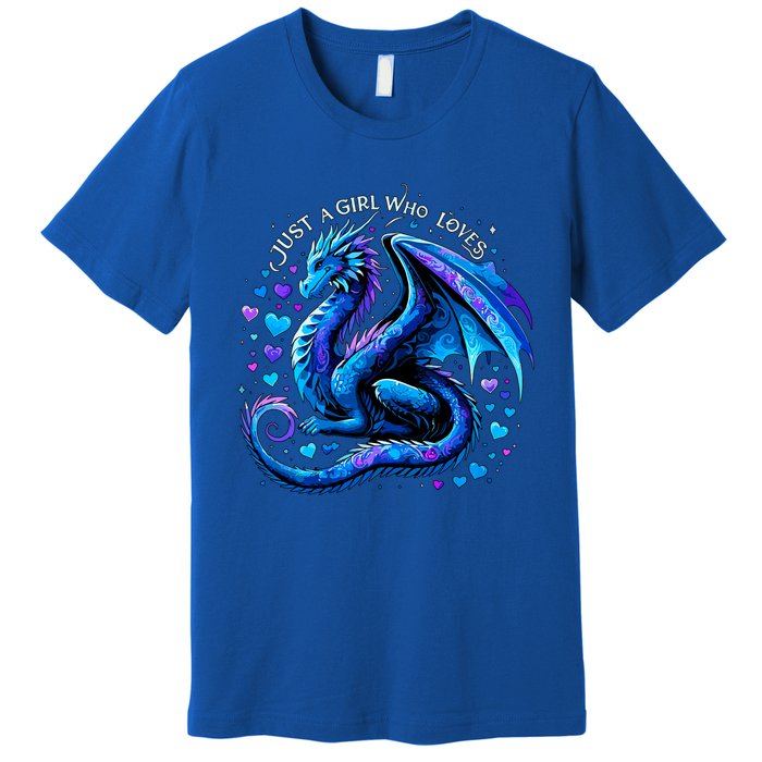 Just A Girl Who Loves Dragons Premium T-Shirt