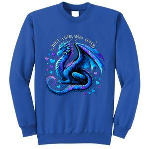 Just A Girl Who Loves Dragons Tall Sweatshirt