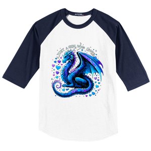 Just A Girl Who Loves Dragons Baseball Sleeve Shirt