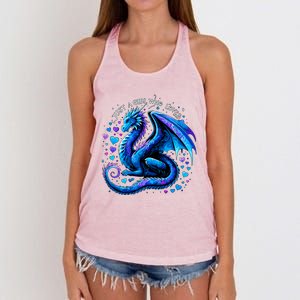 Just A Girl Who Loves Dragons Women's Knotted Racerback Tank