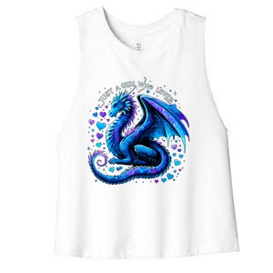 Just A Girl Who Loves Dragons Women's Racerback Cropped Tank