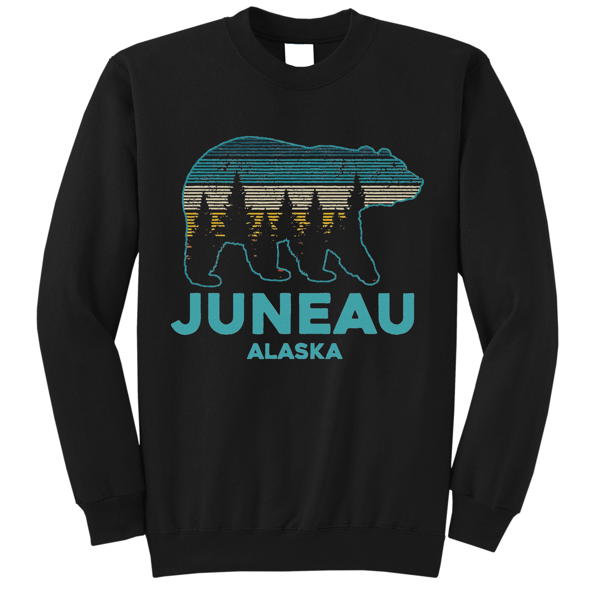 Juneau Alaska Grizzly Bear Souvenir Tall Sweatshirt