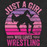 Just A Girl Who Loves Wrestling Funny Wrestle Lover Wrestler Tumbler