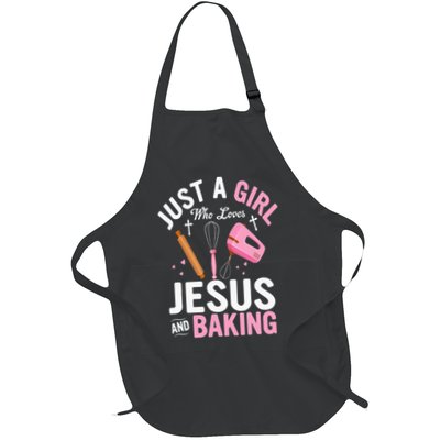 Just A Girl Who Loves Jesus And Baking Bake Cake Cookie Apron