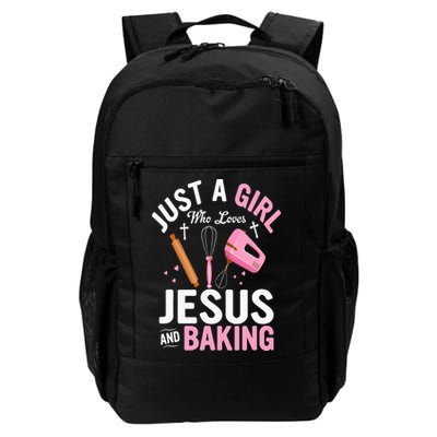 Just A Girl Who Loves Jesus And Baking Bake Cake Cookie Backpack