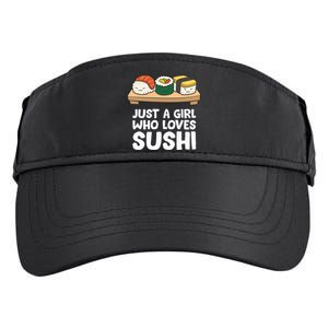 Just A Girl Who Loves Sushi Adult Drive Performance Visor