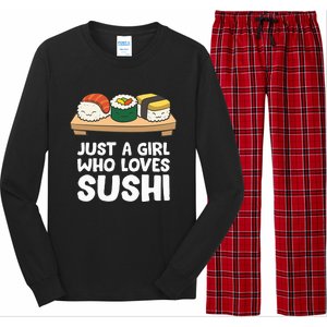 Just A Girl Who Loves Sushi Long Sleeve Pajama Set