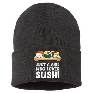 Just A Girl Who Loves Sushi Sustainable Knit Beanie