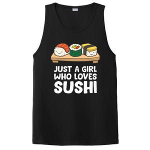 Just A Girl Who Loves Sushi PosiCharge Competitor Tank