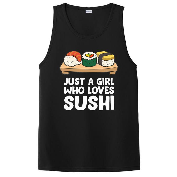 Just A Girl Who Loves Sushi PosiCharge Competitor Tank