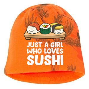 Just A Girl Who Loves Sushi Kati - Camo Knit Beanie