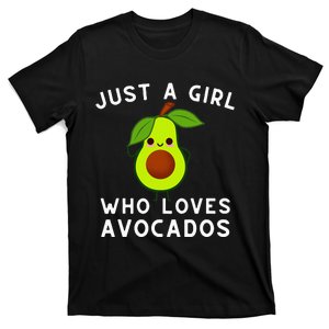 Just A Girl Who Loves Avocados Avocado & Guacamole T-Shirt