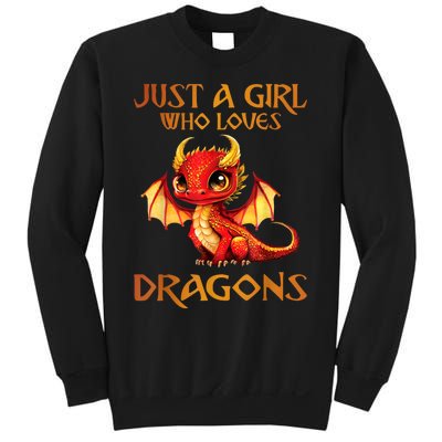 Just A Girl Who Loves Dragons Sweatshirt