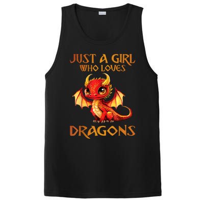 Just A Girl Who Loves Dragons PosiCharge Competitor Tank