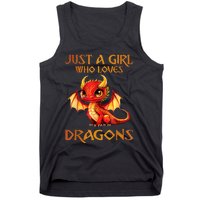 Just A Girl Who Loves Dragons Tank Top