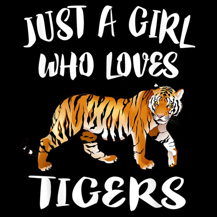 Just A Girl Who Loves Tigers Tiger Animal Lover Gift 16 in Basic Backpack