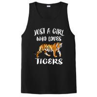 Just A Girl Who Loves Tigers Tiger Animal Lover Gift PosiCharge Competitor Tank