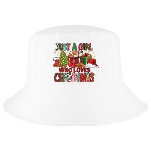 Just A Girl Who Loves Christmas Cool Comfort Performance Bucket Hat