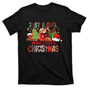 Just A Girl Who Loves Hot Cocoa Funny Christmas T-Shirt