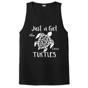 Just A Girl Who Loves Turtles PosiCharge Competitor Tank