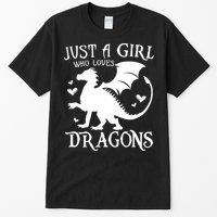 Just A Girl Who Loves Dragons Tall T-Shirt