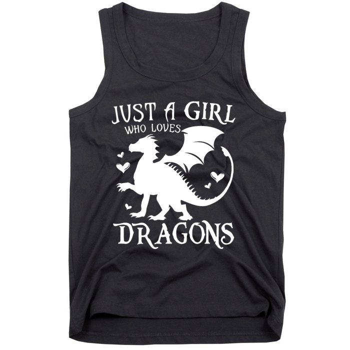 Just A Girl Who Loves Dragons Tank Top