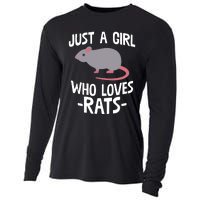 Just A Girl Who Loves Rats Rat Lover Gift Cooling Performance Long Sleeve Crew