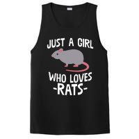 Just A Girl Who Loves Rats Rat Lover Gift PosiCharge Competitor Tank