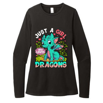 Just A Girl Who Loves Dragons Womens CVC Long Sleeve Shirt