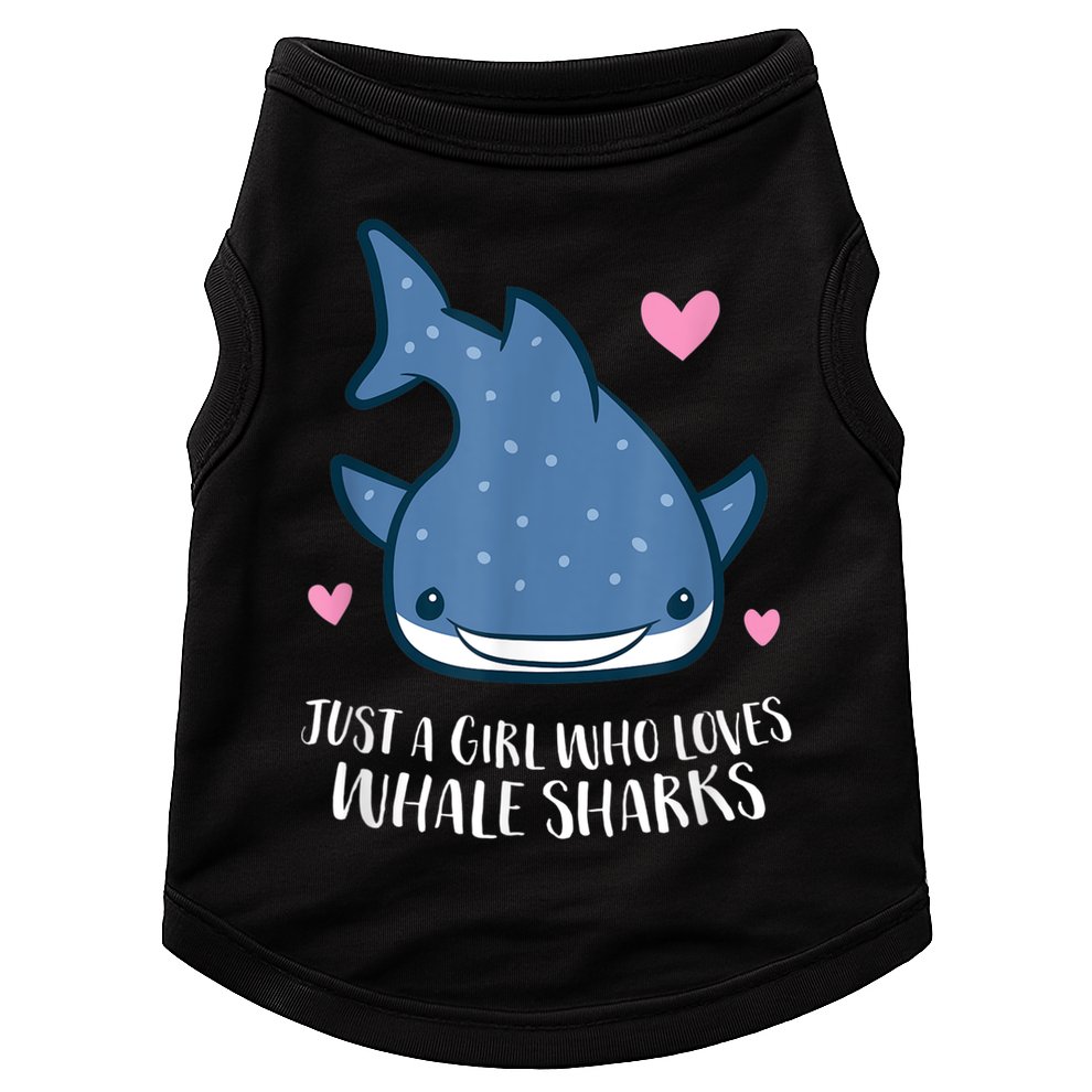 Just A Girl Who Loves Whale Sharks Cute Whale Shark Doggie Tank