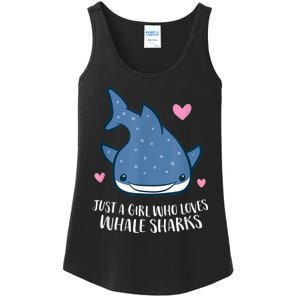 Just A Girl Who Loves Whale Sharks Cute Whale Shark Ladies Essential Tank