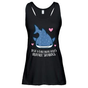 Just A Girl Who Loves Whale Sharks Cute Whale Shark Ladies Essential Flowy Tank