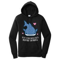 Just A Girl Who Loves Whale Sharks Cute Whale Shark Women's Pullover Hoodie