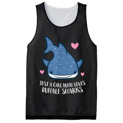 Just A Girl Who Loves Whale Sharks Cute Whale Shark Mesh Reversible Basketball Jersey Tank