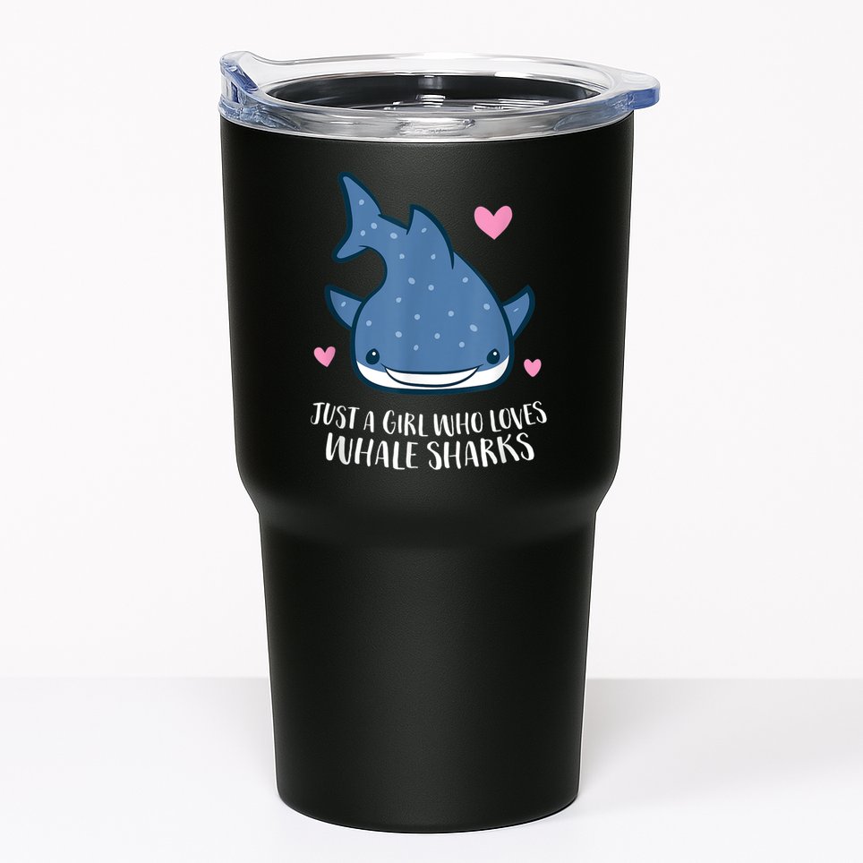 Just A Girl Who Loves Whale Sharks Cute Whale Shark Tumbler
