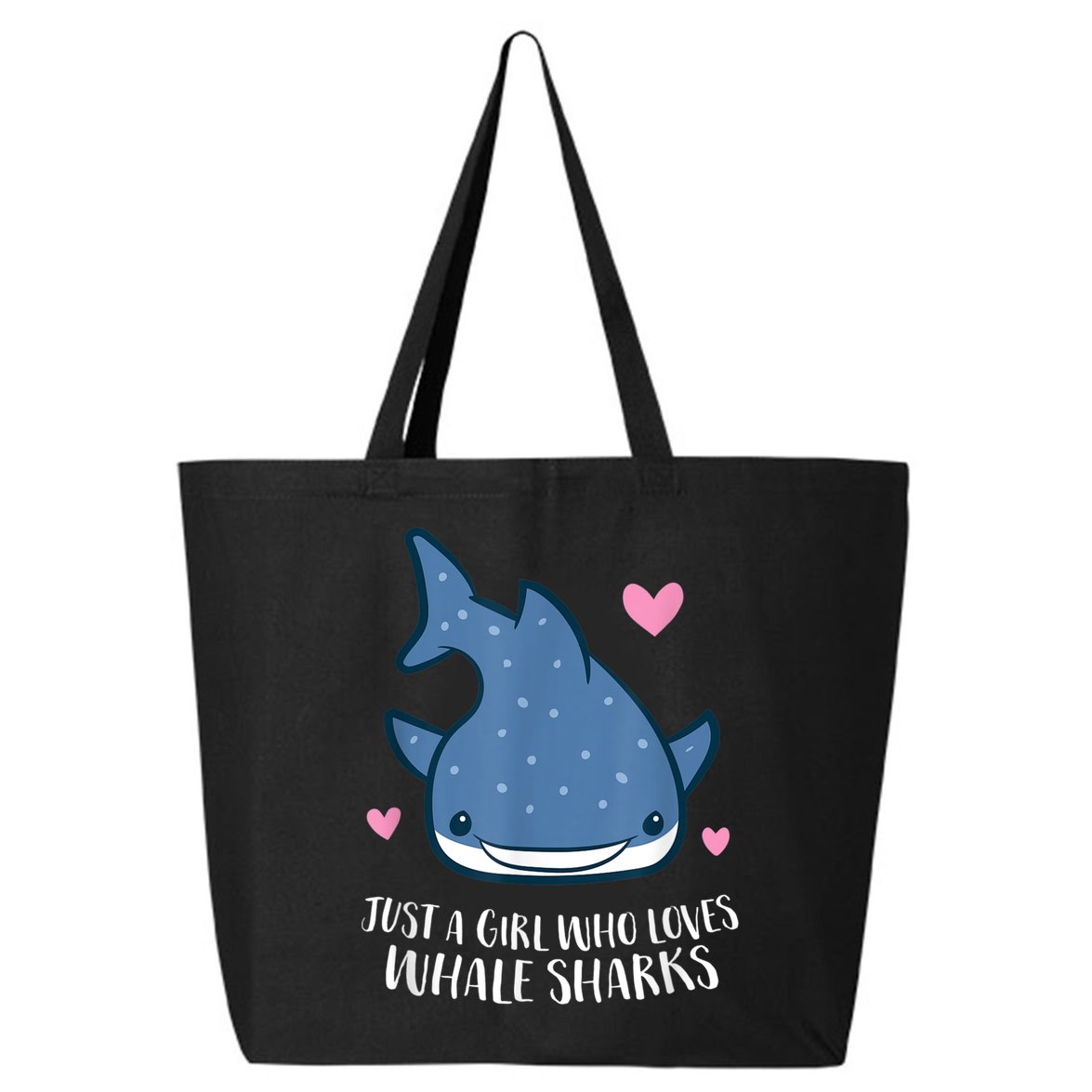 Just A Girl Who Loves Whale Sharks Cute Whale Shark 25L Jumbo Tote