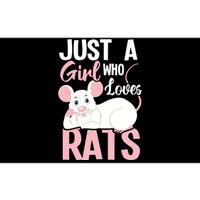 Just A Girl Who Loves Rats Rat Whisperer Rodent Lover Bumper Sticker