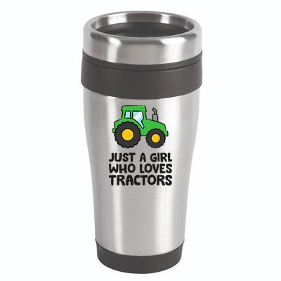 Just A Girl Who Loves Tractors 16oz Travel Tumbler