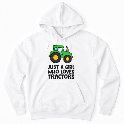 Just A Girl Who Loves Tractors Hoodie