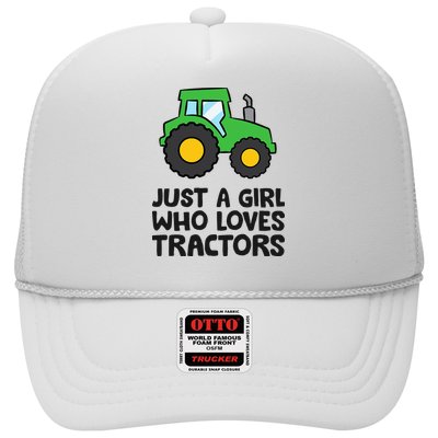 Just A Girl Who Loves Tractors Trucker Hat