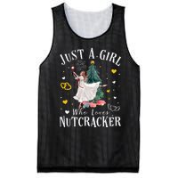 Just A Girl Who Loves Nutcrackers Christmas Ballet Dancing Mesh Reversible Basketball Jersey Tank