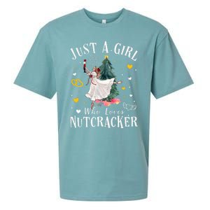 Just A Girl Who Loves Nutcrackers Christmas Ballet Dancing Sueded Cloud Jersey T-Shirt