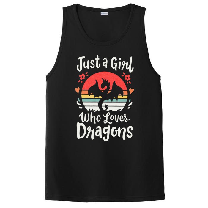 Just A Girl Who Loves Dragons PosiCharge Competitor Tank