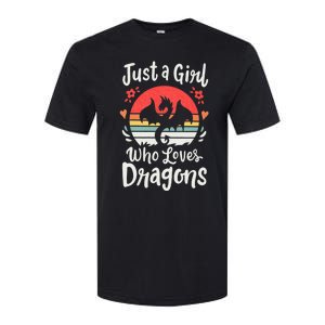 Just A Girl Who Loves Dragons Softstyle CVC T-Shirt