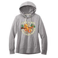 Just A Girl Who Loves Snakes Funny Snake Lover Gifts Women's Fleece Hoodie