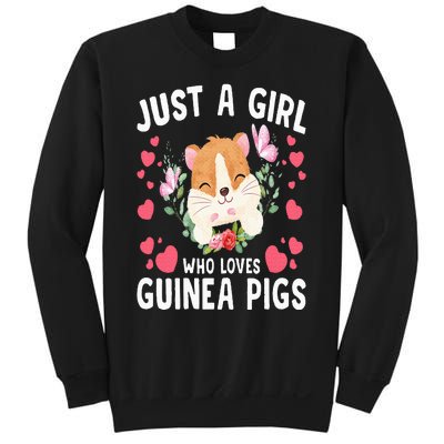 Just A Girl Who Loves Guinea Pigs Cute Guinea Pig Sweatshirt