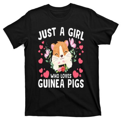 Just A Girl Who Loves Guinea Pigs Cute Guinea Pig T-Shirt