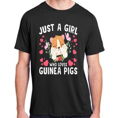 Just A Girl Who Loves Guinea Pigs Cute Guinea Pig Adult ChromaSoft Performance T-Shirt