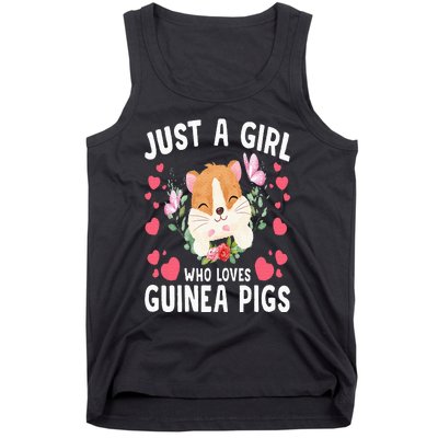 Just A Girl Who Loves Guinea Pigs Cute Guinea Pig Tank Top