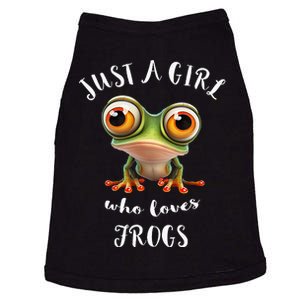 Just A Girl Who Love Rainforest Amphibian Red Eyed Tree Frog Doggie Tank